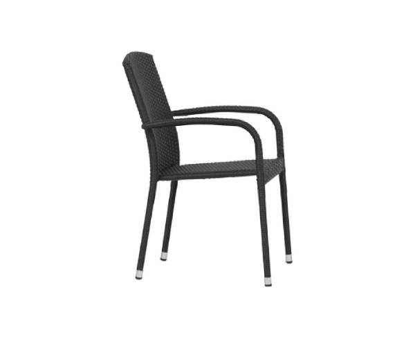 Juoda pinta lauko kėdė 5