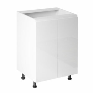 ASPEN D60 virtuvės spintelė (Blizgus baltas/Baltas) #1