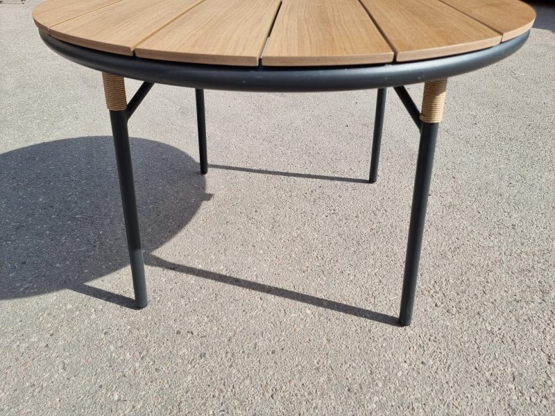 Apvalus šviesus lauko stalas ∅110 cm „Romeo” 3