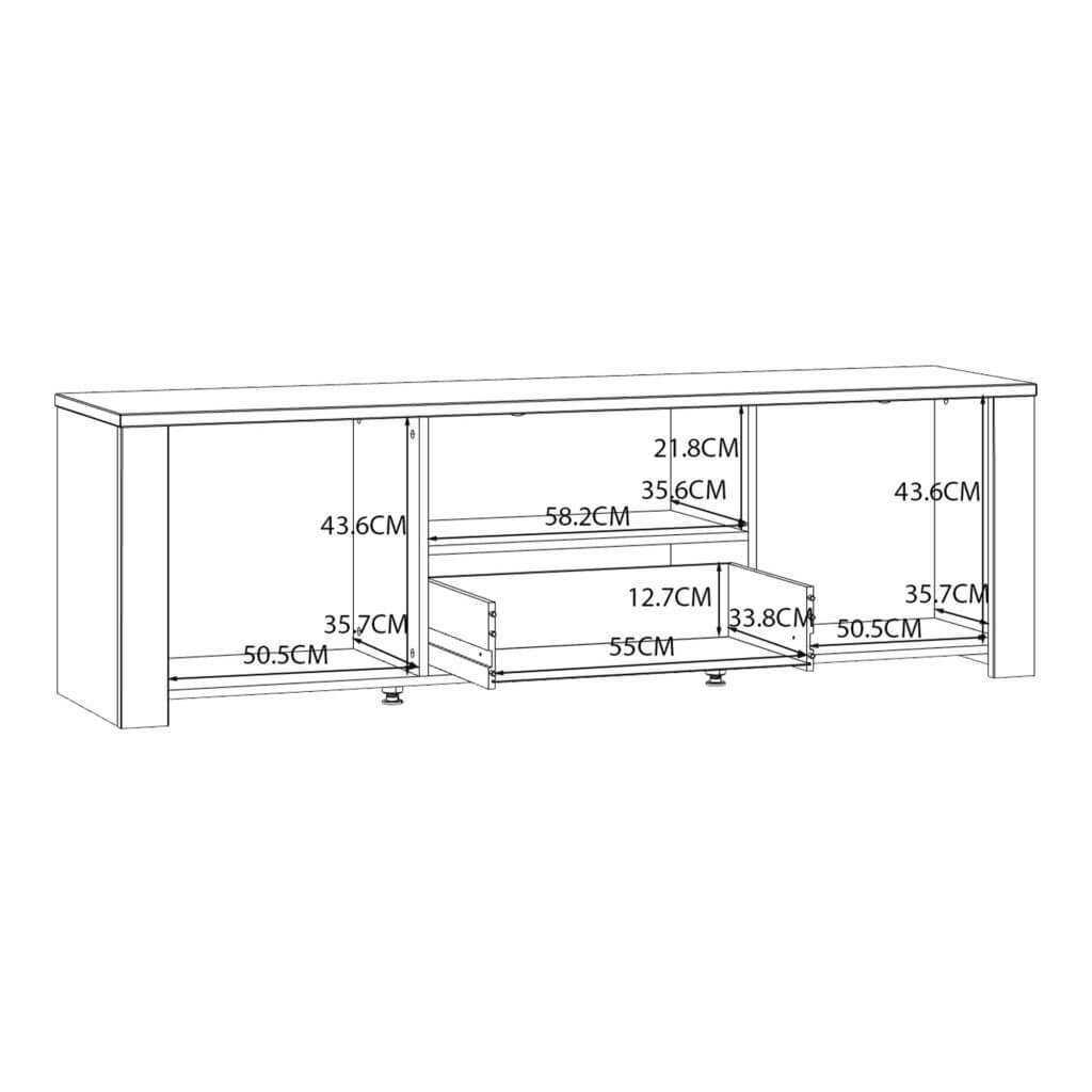 BOHOL BHLT131-M348 TV komoda #3