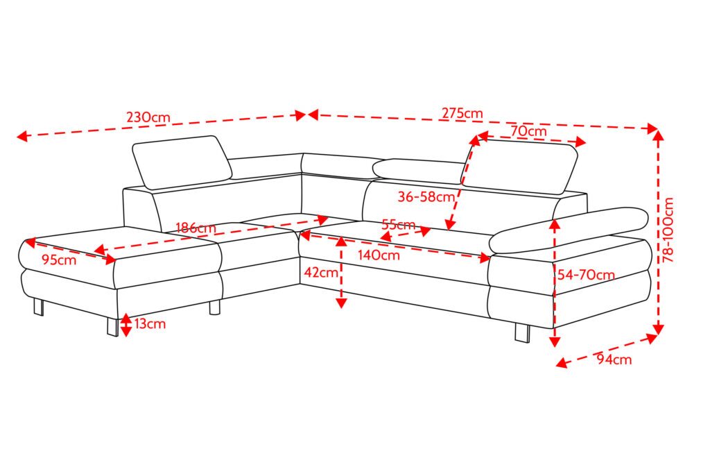 CONTI (II gr.) minkštas kampas (Blur-18) K #7