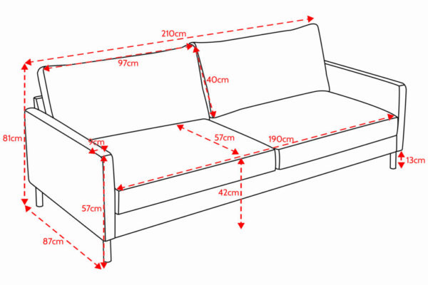 DREAM-3S (IV gr.) sofa (Realux Creme-1069) #6
