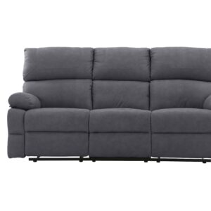 DYNASTY-II dvivietė sofa-reglaineris (Pilkas) #3