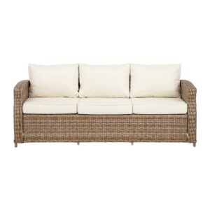 Pinta šiaudo spalvos trivietė sofa ”Vila Gotland” (100213) #1