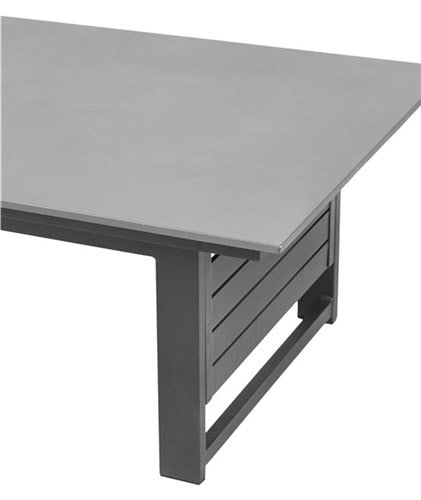 Dviejų padėčių sodo stalas 145 x 75 x 45 x 68 cm. Liss 1