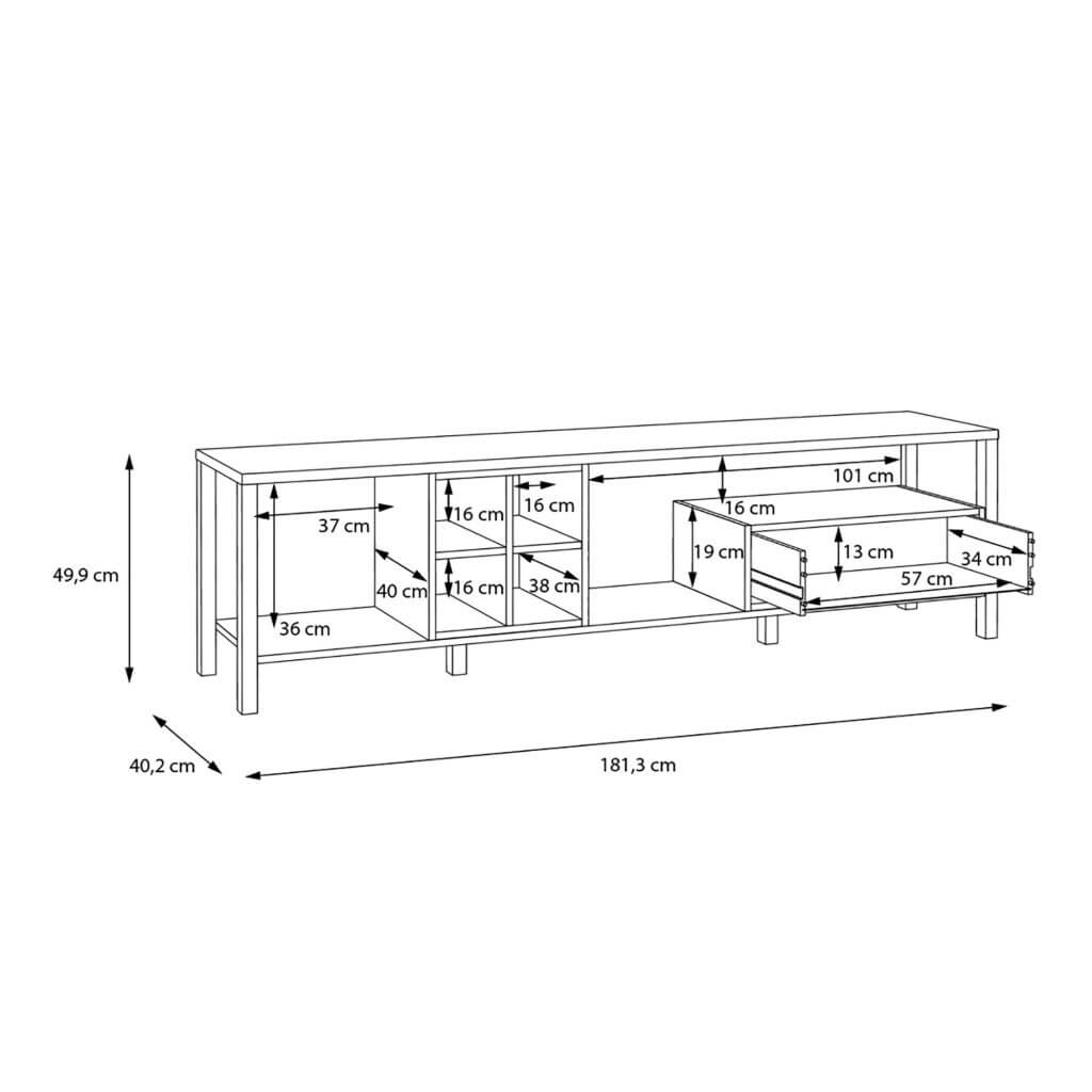 HIGH ROCK HRKT141-M197 TV komoda #9