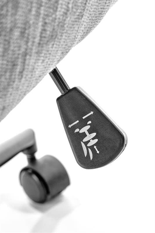 FLORES biuro kėdė (Šviesiai pilkas) #9