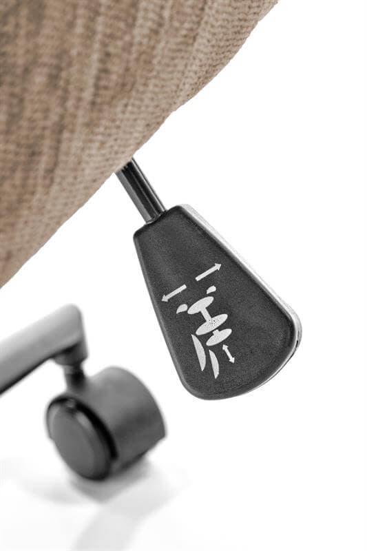 FLORES biuro kėdė (Šviesiai rudas) #9