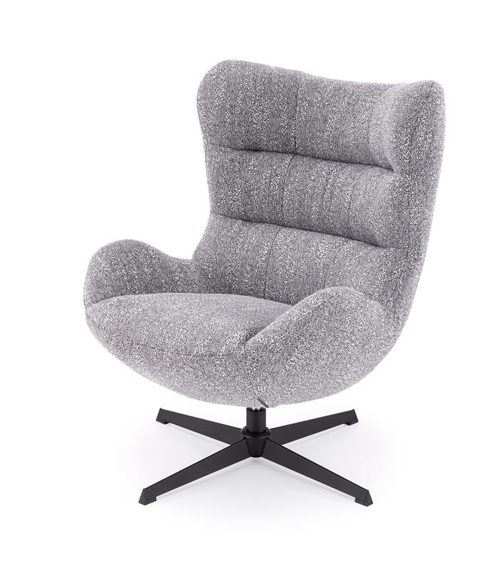 HLM JACKIE fotelis pilkas maksobaldai 01