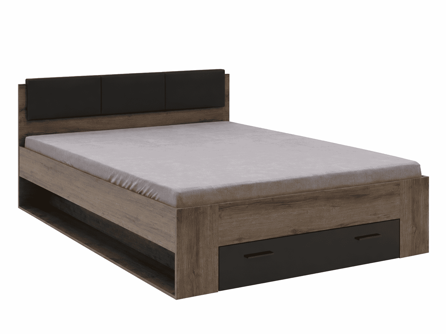 Lova JAWA 160x200 su stalčiais
