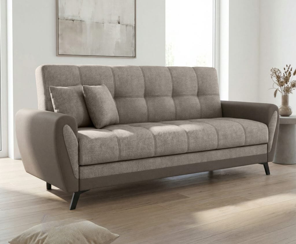 KAJA (II gr.) sofa-lova (Casa-06/Zetta-293) kreminės spalvos