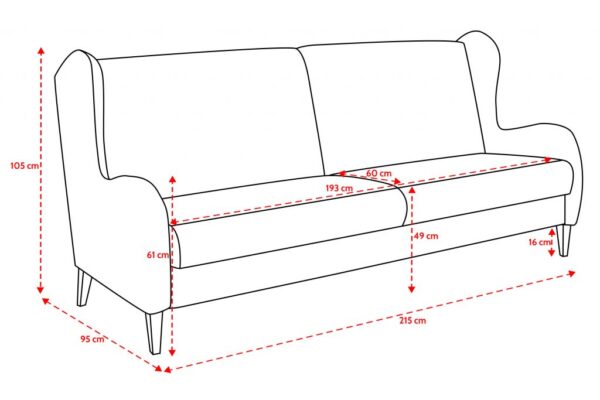 LAHTI (III gr.) sofa-lova (Urban-06) #4