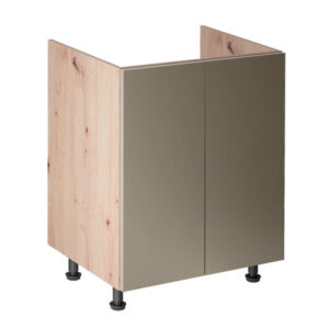 LANGEN BEIGE D80Z virtuvės spintelė plautuvei (Beige/Dab Artisan) #1