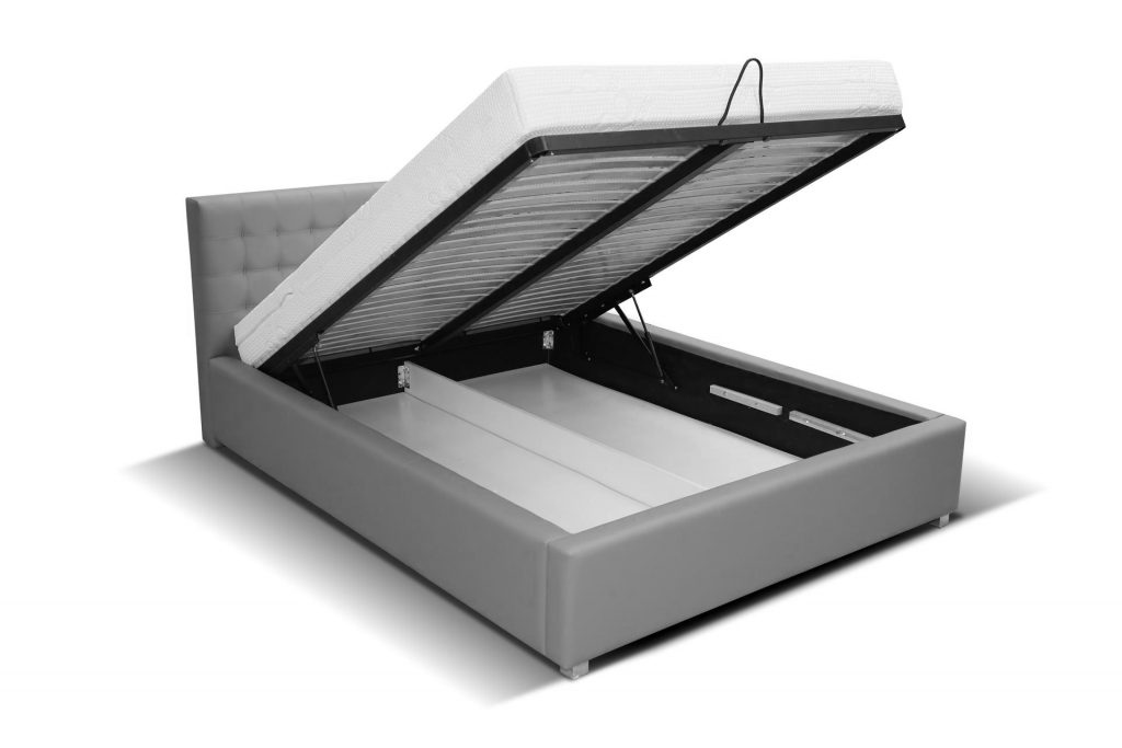 LOZKO-V 140 (II gr.) lova (Vogue-16) patalynės dėžė pilkos spalvos