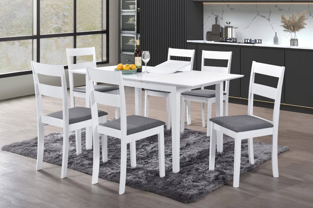 DALLAS (II gr.) kėdė (Balta) komplektas