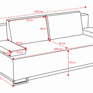 MORENA PREMIUM (III gr.) sofa-lova (Fantasy Velvet-327) #4