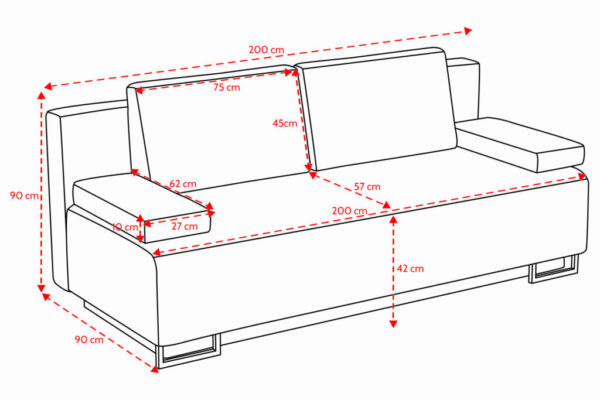 MORENA PREMIUM (III gr.) sofa-lova (Fantasy Velvet-327) #4