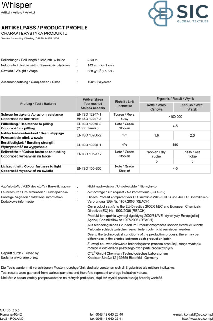 MURILLO-L (I gr.) minkštas kampas (Whisper-17) D #6