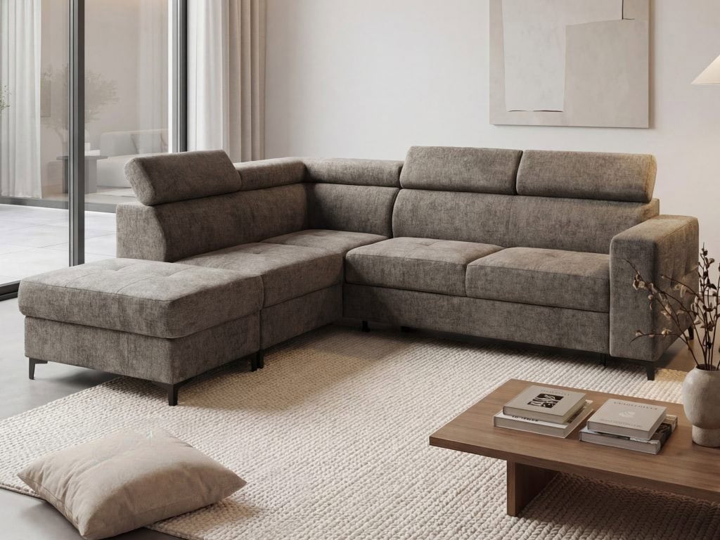 DORIAN (II gr.) minkštas kampas (Toro-45) K iš priekio kairės pusės