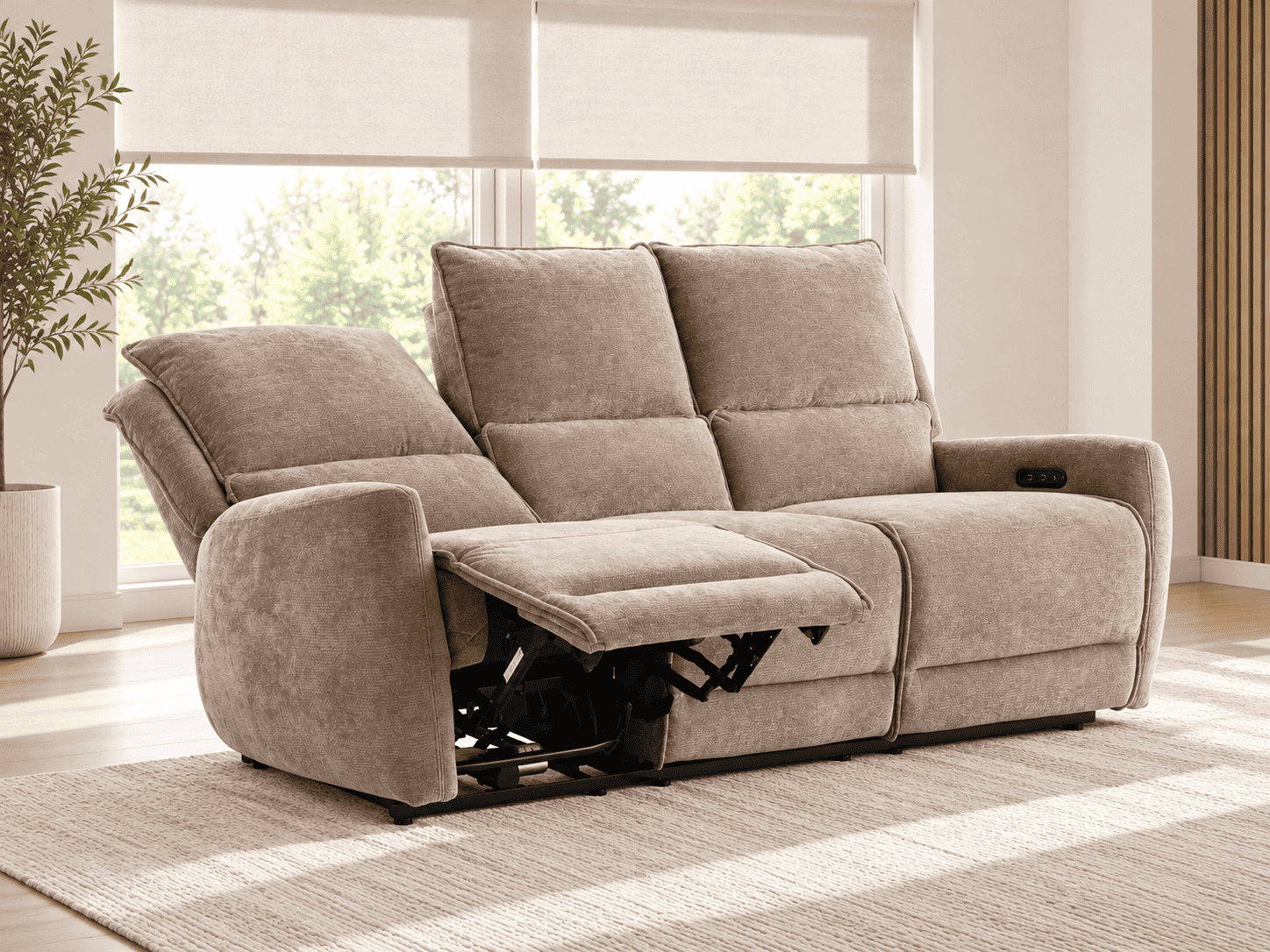 PRINCE-III-E (II gr.) trivietė sofa-reglaineris (Vibe-21) 7