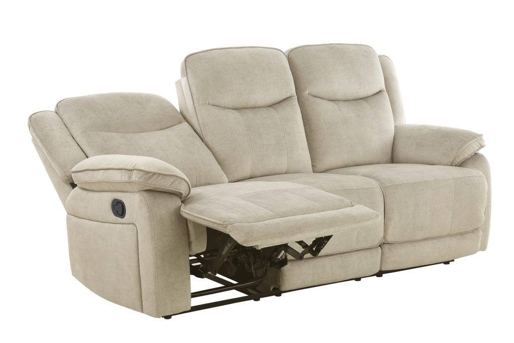 LANCASTER-III (II gr.) trivietė sofa-reglaineris (EDA828-02 Šviesiai rudas) 3