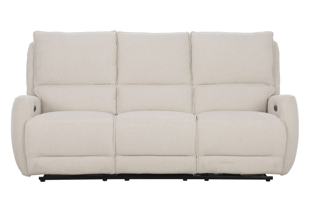 PRINCE-III ELECTRO (III gr.) trivietė sofa-reglaineris (CYM2128-18 Baltas) tiesiai