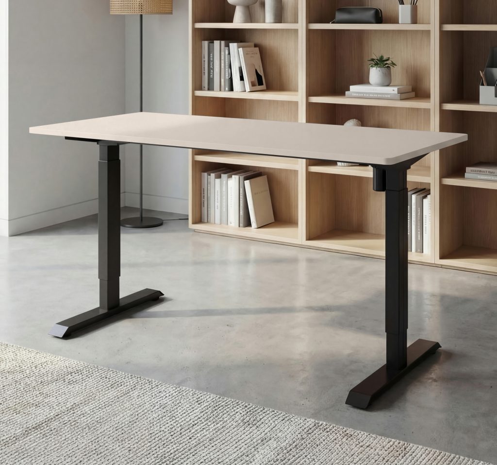 MONSOON-180 rašomasis stalas su mechanine aukščio reguliavimo funkcija (Cashmere)