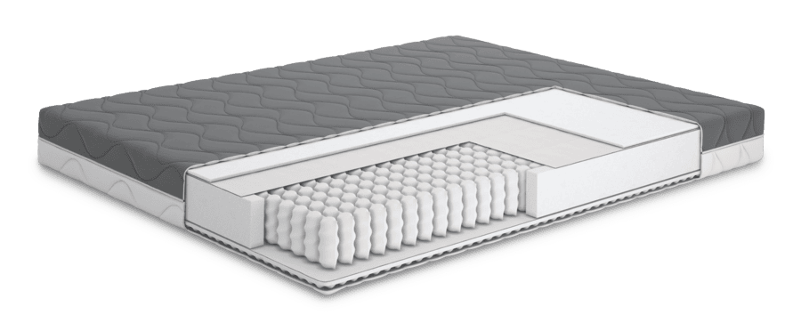Čiužinys Base Komfort vidutinio kietumo pjuvis