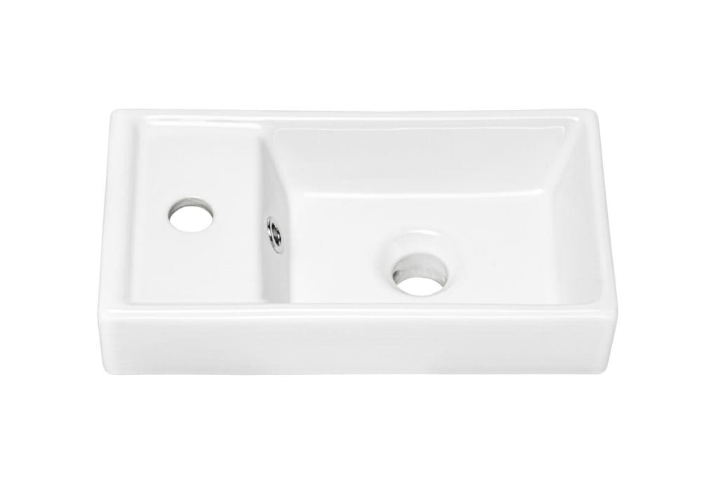 ADEL-40 pakabinama vonios spintelė su praustuvu (Balta) #4