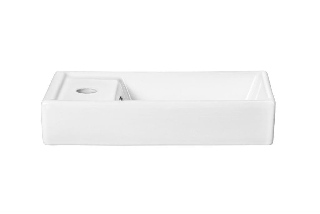 ADEL-40 pakabinama vonios spintelė su praustuvu (Balta) #3