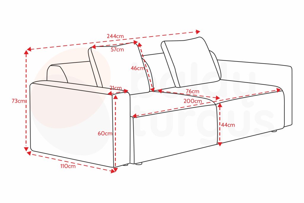 LUX 200 (III gr.) sofa-lova (Glory Anthracite-18) 6