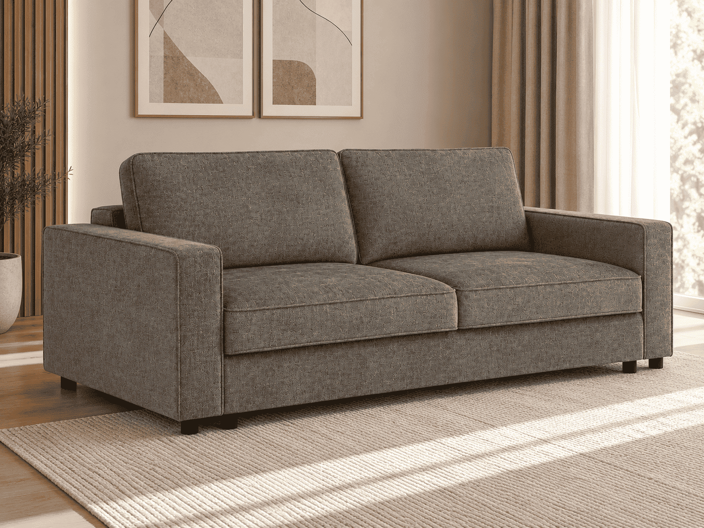 WEST-3S (III gr.) sofa-lova (Symphony Mocca-06) maksobaldai