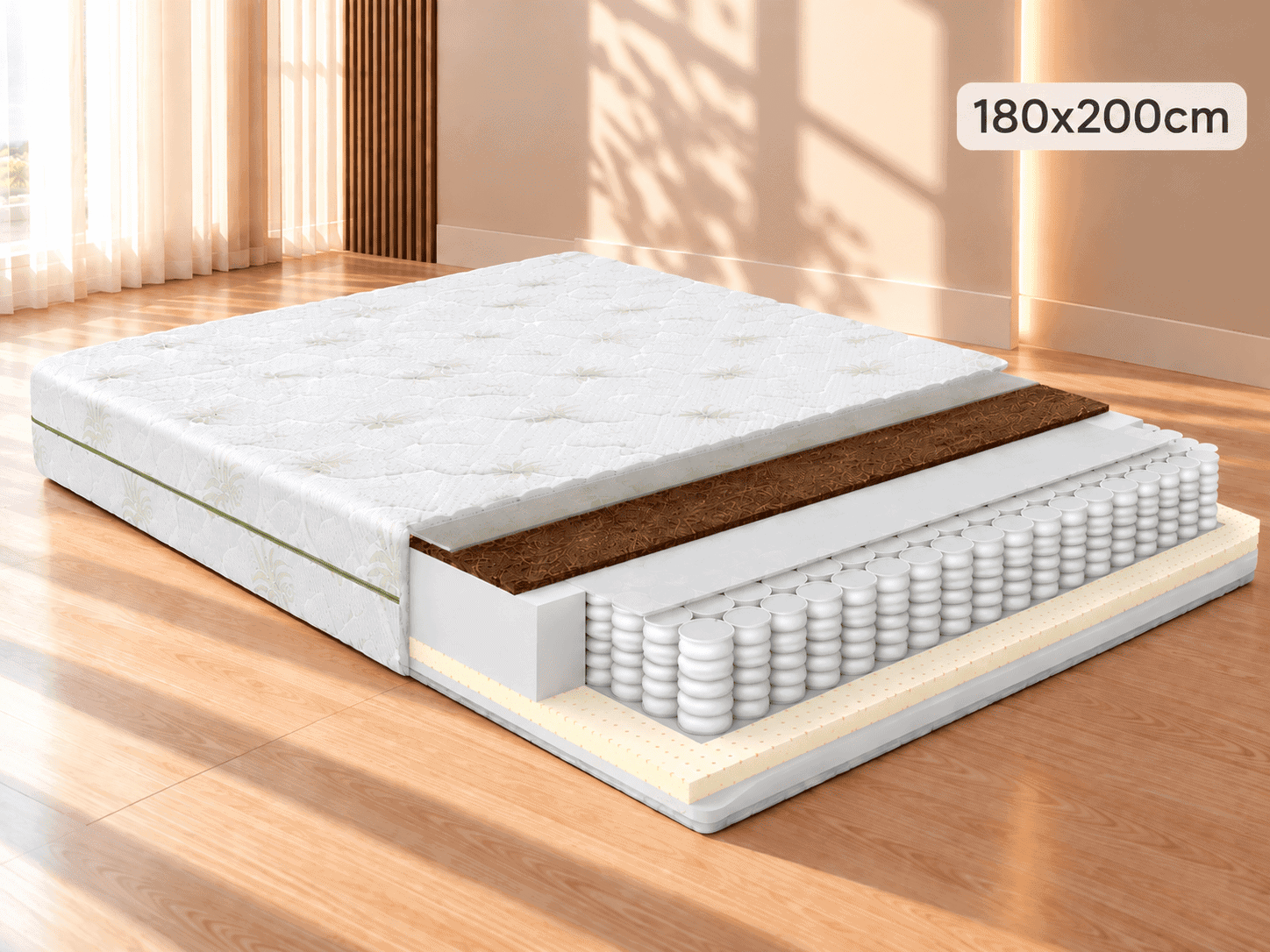 EKO LUX ALOE VERA 180x200 čiužinys maksobaldai
