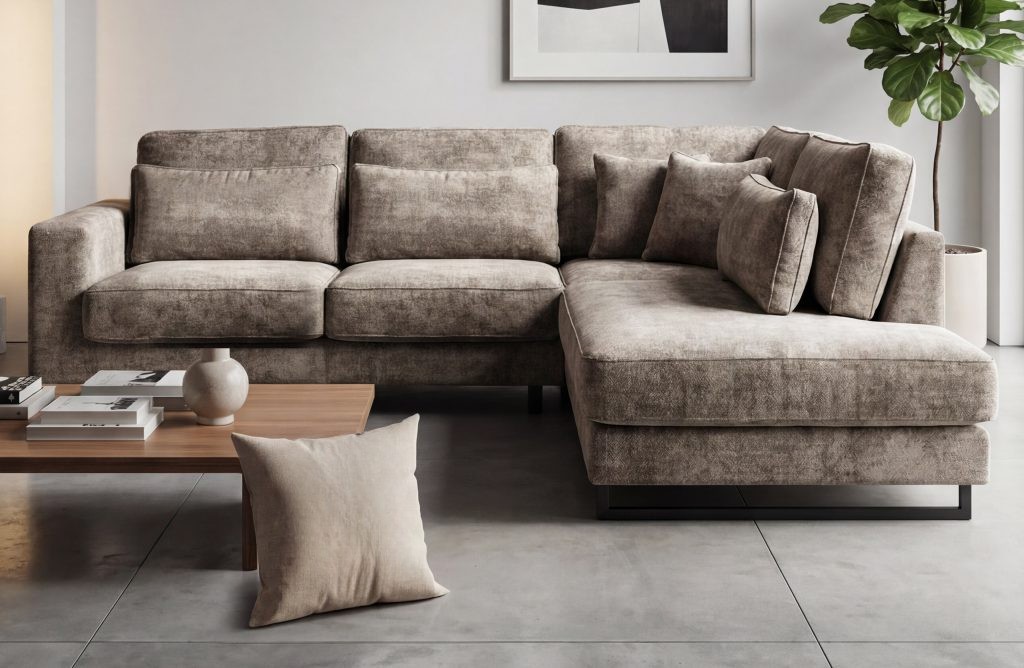 ICON (II gr) minkštas kampas (Kiara-855) D iš priekio