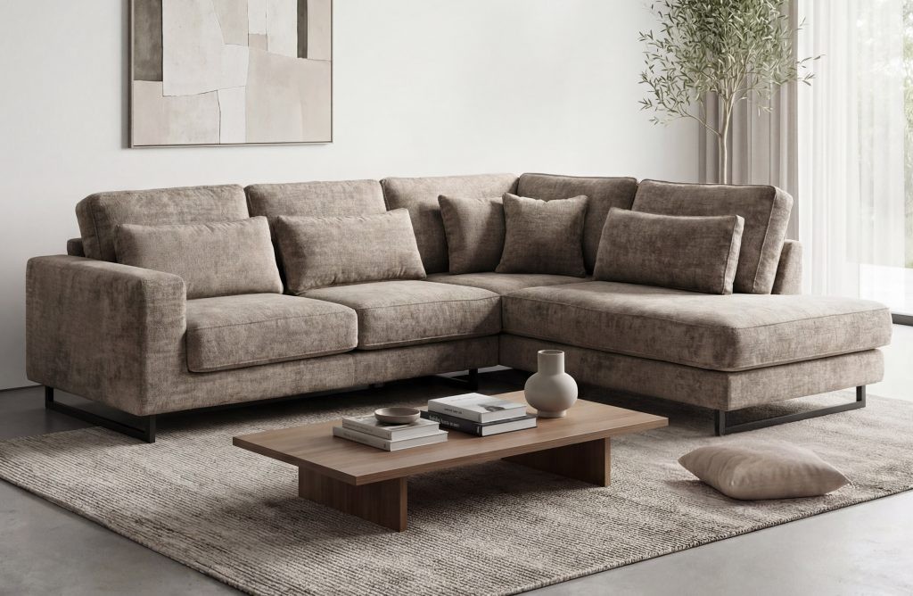 ICON (II gr) minkštas kampas (Kiara-855) D interjere