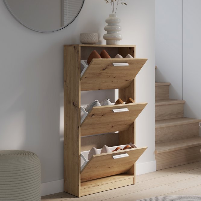 NET402 MSA312-D78 batų dėžė-spintelė rudos spalvos