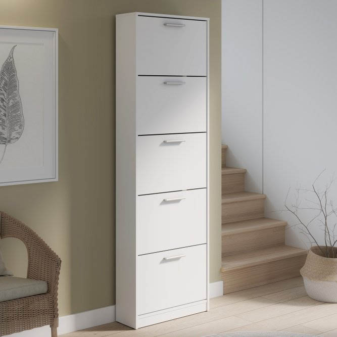 NET402 MSA712-120 batų dėžė-spintelė aukšta interjere