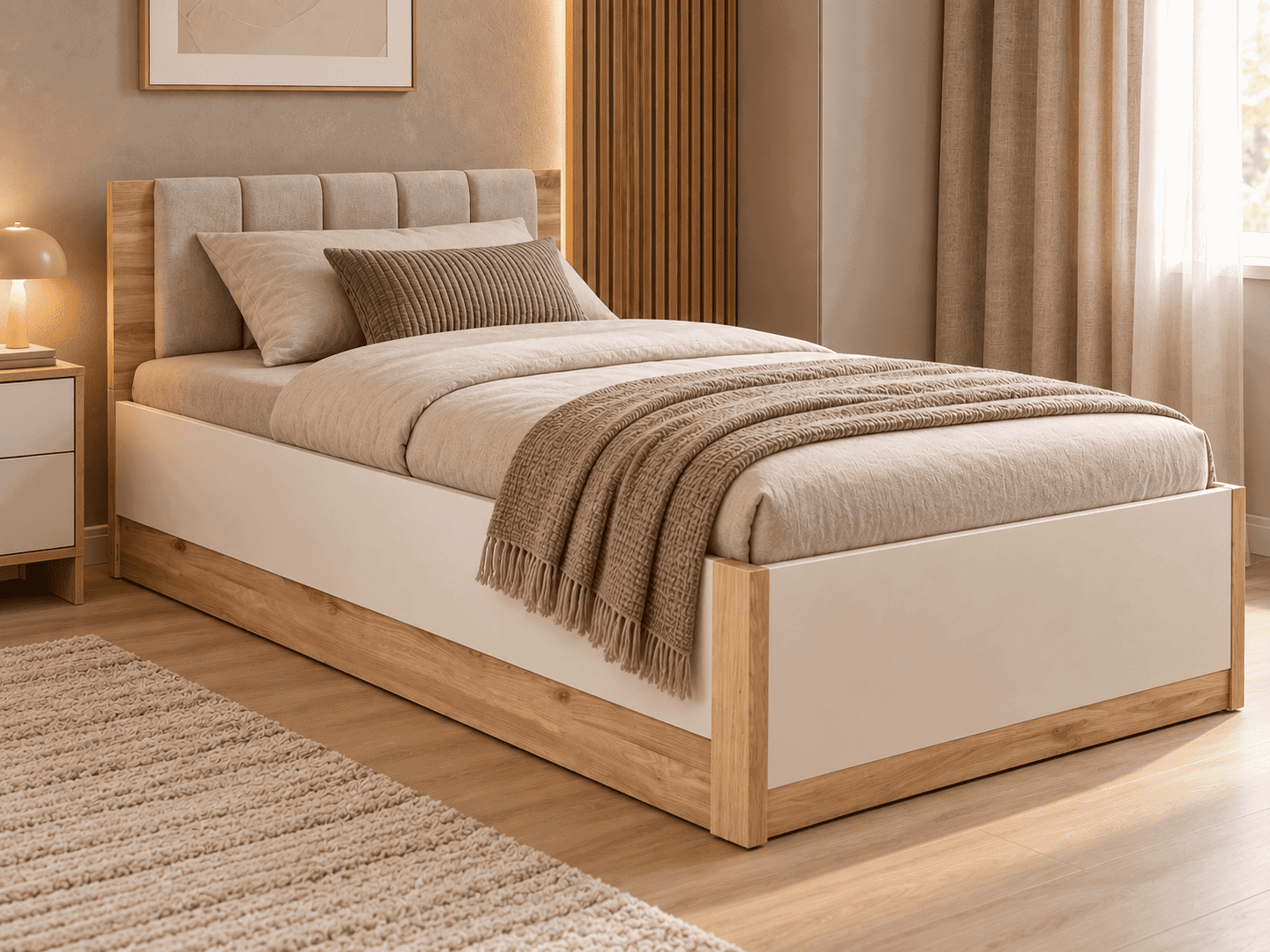 Lova OAK SQUERE 120x200 interjere