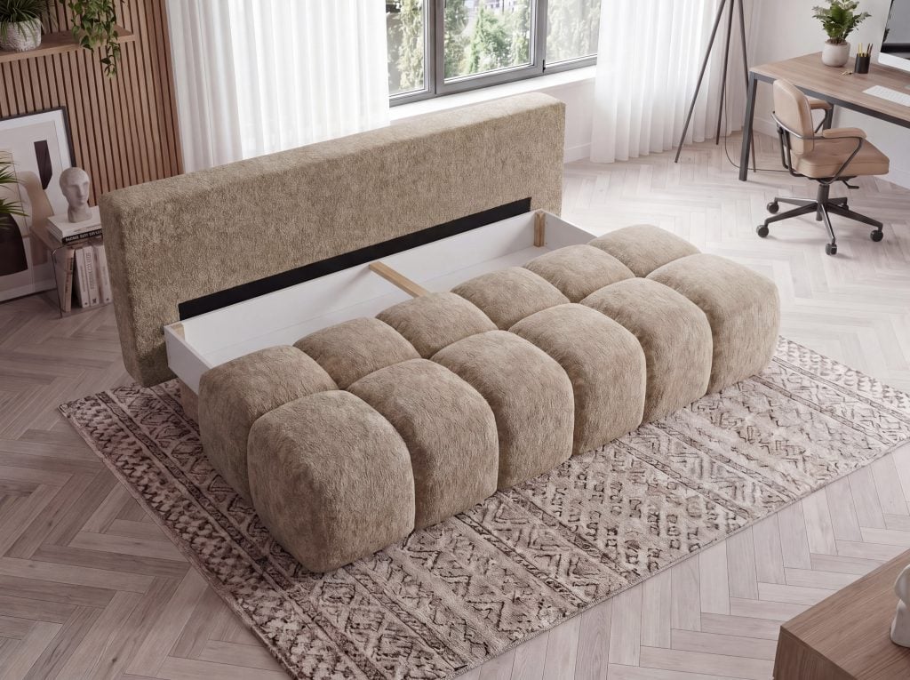JOY-3R (I gr.) sofa-lova (Fredo-05) patalynės dėžė