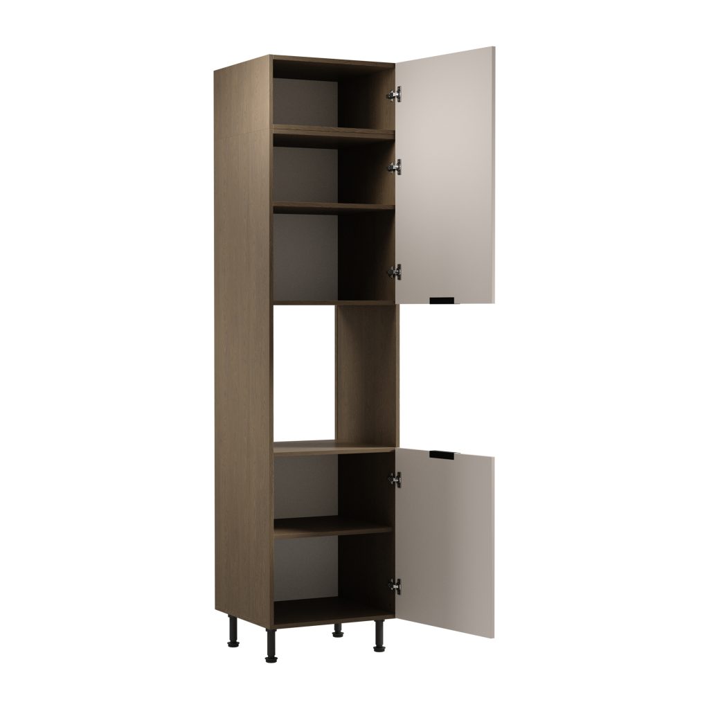 SORENTO D60PWN-P virtuvės spinta orkaitei (dešininė) (Baltic Storm/Beige) 1