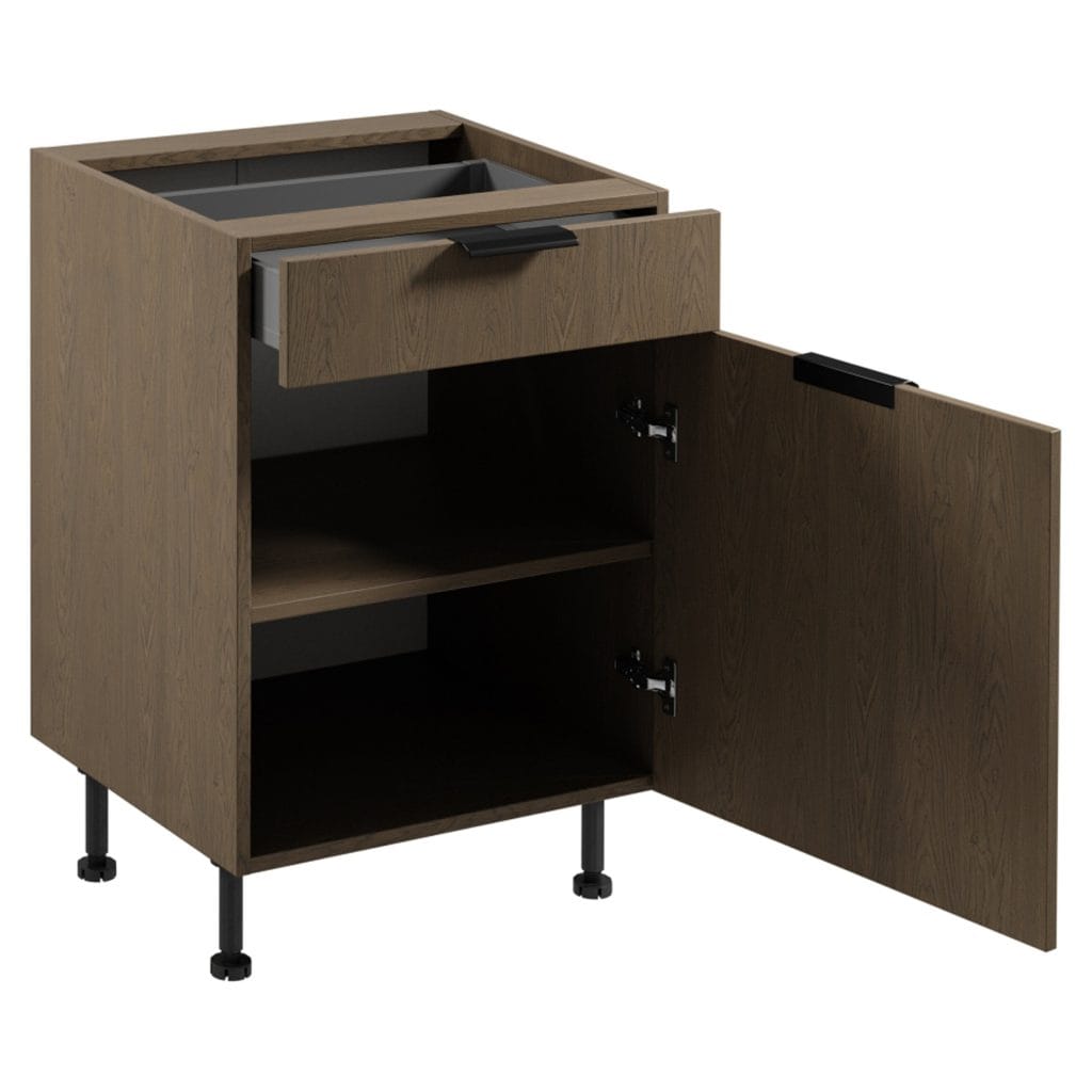 SORENTO D60S1-P/L virtuvės spintelė (Baltic Storm/Baltic Storm) 1