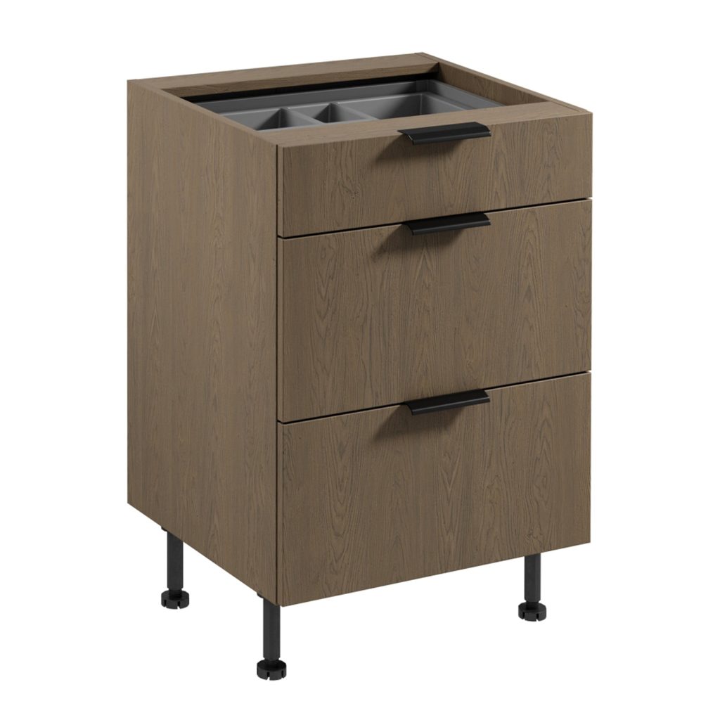 SORENTO D60S3 virtuvės spintelė (Baltic Storm/Baltic Storm)