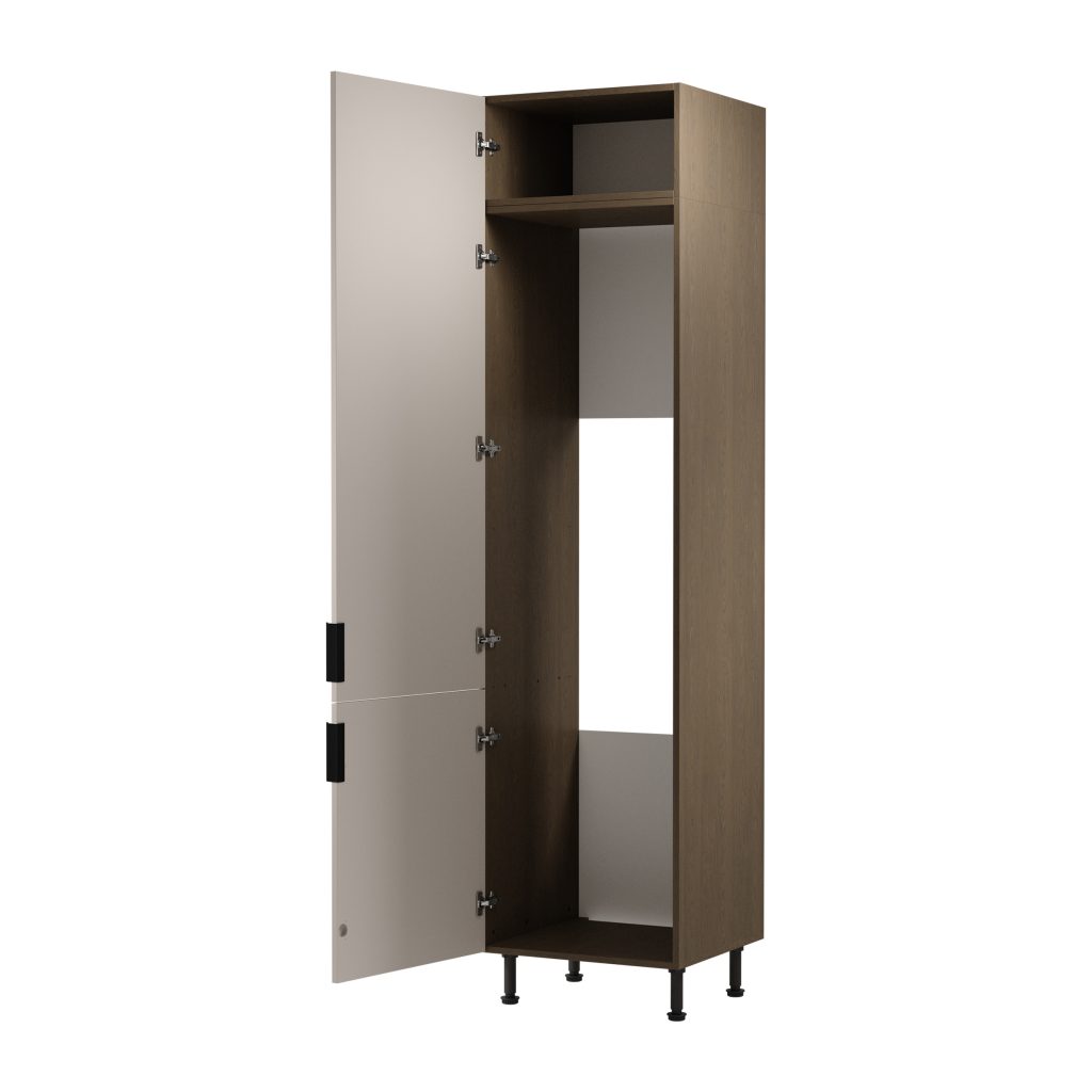 SORENTO D60ZLN-L virtuvės spinta šaldytuvui (kairinė) (Baltic Storm/Beige) 1