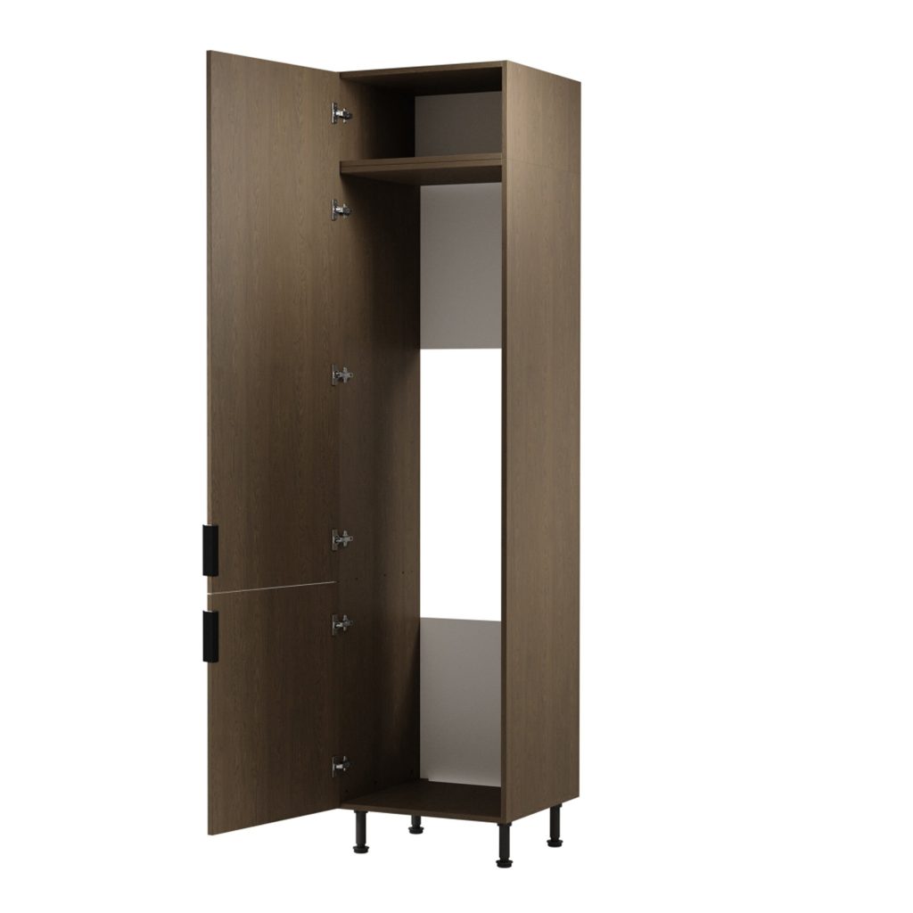 SORENTO D60ZLN-L virtuvės spinta šaldytuvui (kairinė) (Baltic Storm/Baltic Storm) 1