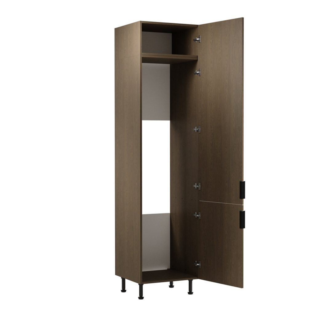 SORENTO D60ZLN-P virtuvės spinta šaldytuvui (dešininė) (Baltic Storm/Baltic Storm) 1