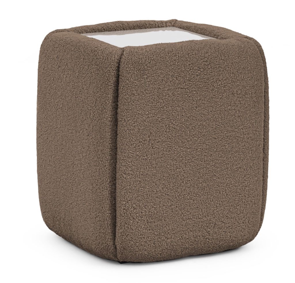 BIANCO-NS (III gr.) naktinis staliukas (Lambi-04) rudos spalvos iš priekio