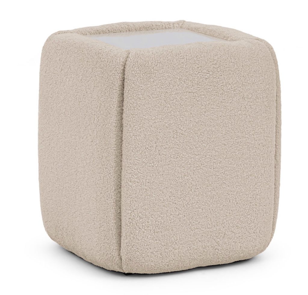 BIANCO-NS (III gr.) naktinis staliukas (Lambi-06) kreminės spalvos iš priekio