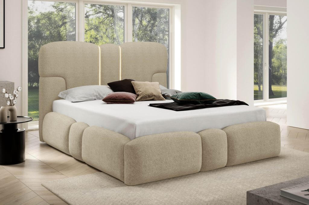 MONTI 160 (IV gr.) lova su LED apšvietimu (Doha-03)