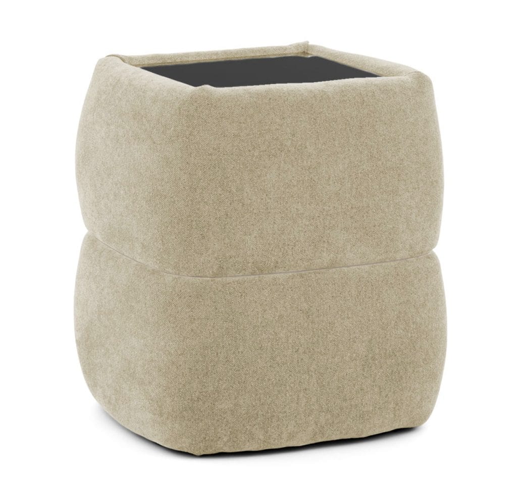 MONTI-NS (IV gr.) naktinis staliukas be LED apšvietimo (Doha-03) kreminės spalvos