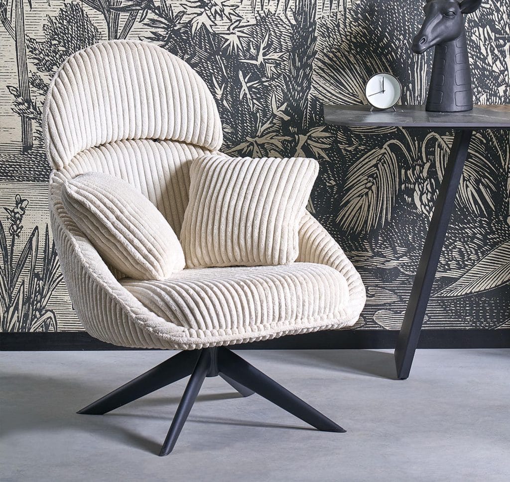 MERRY-2 sukamasis fotelis (Baltas)